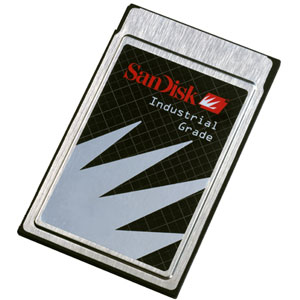 SANDISK SDP3B-10 10MB pcmcia type ii ata flash card new 